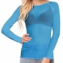 Buauty Sheer Tops for Women,Mesh Fishnet Tops Plus Size,Stylish and Sensational Mesh Blouses for Fashion-Forward Ladies