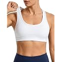 Buauty Sports Bras for Women, Medium Impact Support Sports Bra Push Up Workout Built in Bra Running Yoga