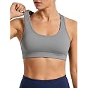 Buauty Sports Bras for Women, Medium Impact Support Sports Bra Push Up Workout Built in Bra Running Yoga