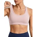 Buauty Sports Bras for Women, Medium Impact Support Sports Bra Push Up Workout Built in Bra Running Yoga