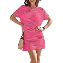 Buauty Womens Swimsuits Coverup Bathing Suits Cover Ups Crochet Swimwear Bikini Beach Dresses 2026 Vacation Outfits