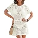 Buauty Womens Swimsuits Coverup Bathing Suits Cover Ups Crochet Swimwear Bikini Beach Dresses 2026 Vacation Outfits