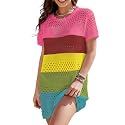 Buauty Womens Swimsuits Coverup Bathing Suits Cover Ups Crochet Swimwear Bikini Beach Dresses 2026 Vacation Outfits