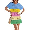 Buauty Womens Swimsuits Coverup Bathing Suits Cover Ups Crochet Swimwear Bikini Beach Dresses 2026 Vacation Outfits