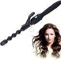 Bubble Curling Iron Ceramic 1” Curling Wand Beach Wave Bubble Wand Curler for Long Hair Fast Heating Hair Iron