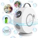Bubble Machine for Kids and Toddlers, 360° Automatic Bubble Blower White