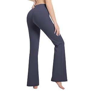 BUBBLELIME Women Out Pockets High Waist Bootlegs