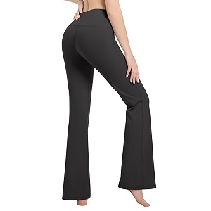 BUBBLELIME Women Out Pockets High Waist Bootlegs