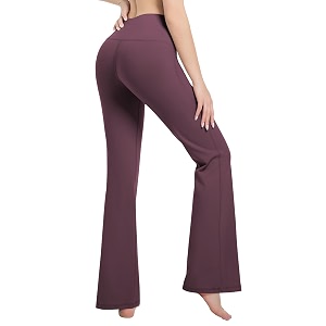 BUBBLELIME Women Out Pockets High Waist Bootlegs