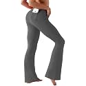 BUBBLELIME Women Out Pockets High Waist Bootlegs