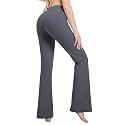 BUBBLELIME Women Out Pockets High Waist Bootlegs