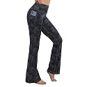 BUBBLELIME Women Out Pockets High Waist Bootlegs