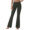 BUBBLELIME Women Out Pockets High Waist Bootlegs