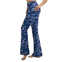 BUBBLELIME Women Out Pockets High Waist Bootlegs
