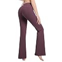 BUBBLELIME Women Out Pockets High Waist Bootlegs