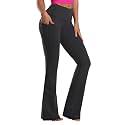 BUBBLELIME Women Out Pockets High Waist Bootlegs