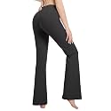 BUBBLELIME Women Out Pockets High Waist Bootlegs