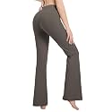 BUBBLELIME Women Out Pockets High Waist Bootlegs