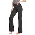 BUBBLELIME Women Out Pockets High Waist Bootlegs
