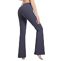 BUBBLELIME Women Out Pockets High Waist Bootlegs