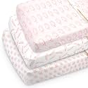 Changing pad Cover - 3 Pack– Soft Fitted Diaper Changing Table Sheets for Baby Boys, Girls, Neutral | Fits Contoured 32"x16" Pads | Breathable &amp; Gentle for Newborns