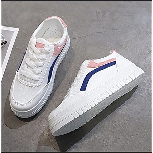 BUCADIA Girls Casual Wear Lace Sneakers Pink