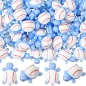 Bucherry 100 Pcs Baseball Mini Resin Turtles Tiny Turtle Figurine Bulk