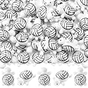 Bucherry 100 Pcs Volleyball Mini Resin Turtles Tiny Turtle Figurine Bulk