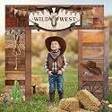 Bucherry 7 Pcs Western Cowboy Rodeo Party Decor Cardboard Playhouse