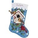 Bucilla 86944E Felt Stocking KIT Xmas, Christmas Birds