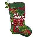 Bucilla 86971E Felt Stocking KIT, Candy Canes and Ribbons