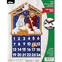 Bucilla Felt Applique Advent Calendar Kit, One Starry Night, Perfect for Holiday DIY Arts and Crafts, 89681E