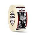 Buck Strapping Tape 2 Inch x 30 Yds (90ft), 5.5 Mil – Heavy Duty Fiberglass Tape, Filament Tape, Reinforced Packing Tape with Synthetic PET Adhesive for Bundling, Shipping &amp; Palletizing (1 Pack)
