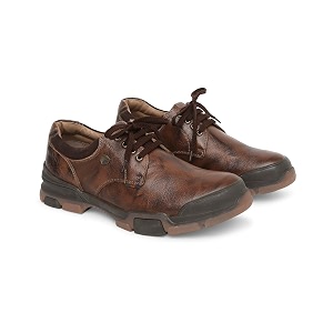 Buckaroo Anaiya Genuine Leather Brown Casual Shoes