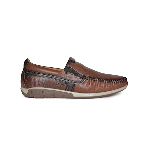 Buckaroo GOSA Genuine Leather Brown Casual Shoes