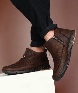 BUCKAROO Hulbart Mens Brown Slip-On Casual Shoes