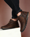 BUCKAROO Hulbart Mens Brown Slip-On Casual Shoes