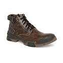 Buckaroo URI Genuine Leather Boots – Naturally Tanned Premium Leather Biker Boots for Men with Soft Inner Lining, TRP Soles, Sturdy Rivets, Convenient Buckle Closure | Men’s Shoes