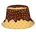 Bucket Hat for Women Men, Summer Print Hat Travel Packable Sun Cap Outdoor Hat for Women and Men