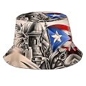 Bucket Hat for Women Men, Summer Print Hat Travel Packable Sun Cap Outdoor Hat for Women and Men