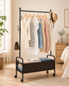 BUCKETLIST Steel Floor Cloth Dryer Stand Portable