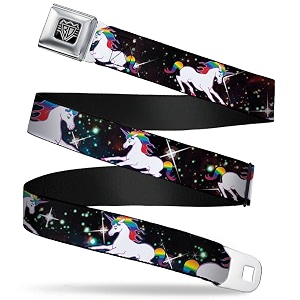Buckle-Down Seatbelt Belt - Unicorn Universe -