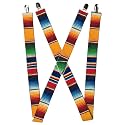 Buckle-Down Suspenders, Zarape Vertical Multi Color Stripe