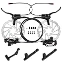 BUCKLOS 2 Piston Power-Off Ebike Hydraulic Disc Brake Set with 180mm Rotors
