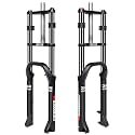 BUCKLOS 20 26 in 4.0 Fat Tire Ebike Oil Front Suspension Fork, 9x135mm QR