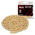 BUCKLOS 8/9/10/11/12 Speed Bike Chain for Shimano SRAM, TI-Gold/Colorful