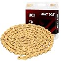 BUCKLOS 8/9/10/11/12 Speed Bike Chain for Shimano SRAM, Silver/Gold