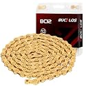 BUCKLOS 8/9/10/11/12 Speed Bike Chain for Shimano SRAM, Silver/Gold