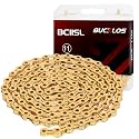 BUCKLOS 8/9/10/11/12 Speed Bike Chain for Shimano SRAM, Silver/Gold