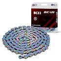 BUCKLOS 8/9/10/11/12 Speed Bike Chain for Shimano SRAM, TI-Gold/Colorful